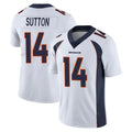 D.Broncos #14 Courtland Sutton Player White Vapor Untouchable Limited Home Game Hdoa Stitched Jerseys