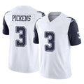 D.Cowboys #3 George Pickens Player White-Navy Limited Vapor F.U.S.E. Home Game Hdoa Stitched Jerseys