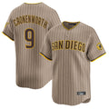 S.Diego Padres #9 Jake Cronenworth Player Khaki Home Limited Hdoa Stitched Jerseys