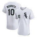C.White Sox #10 Chase Meidroth Player White Stripe Limited Elite Home Hdoa Stitched Jerseys