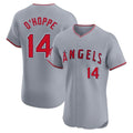 LA.Angels #14 Logan O'Hoppe Player Gray Home Limited Elite Hdoa Stitched Jerseys
