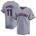 C.Guardians #11 Jose Ramirez Player Gray Road Limited Home Game Hdoa Stitched Jerseys