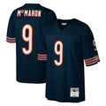 C.Bears #9 Jim McMahon Player Navy Mitchell & Ness Navy Legacy Replica Hdoa Stitched Jerseys