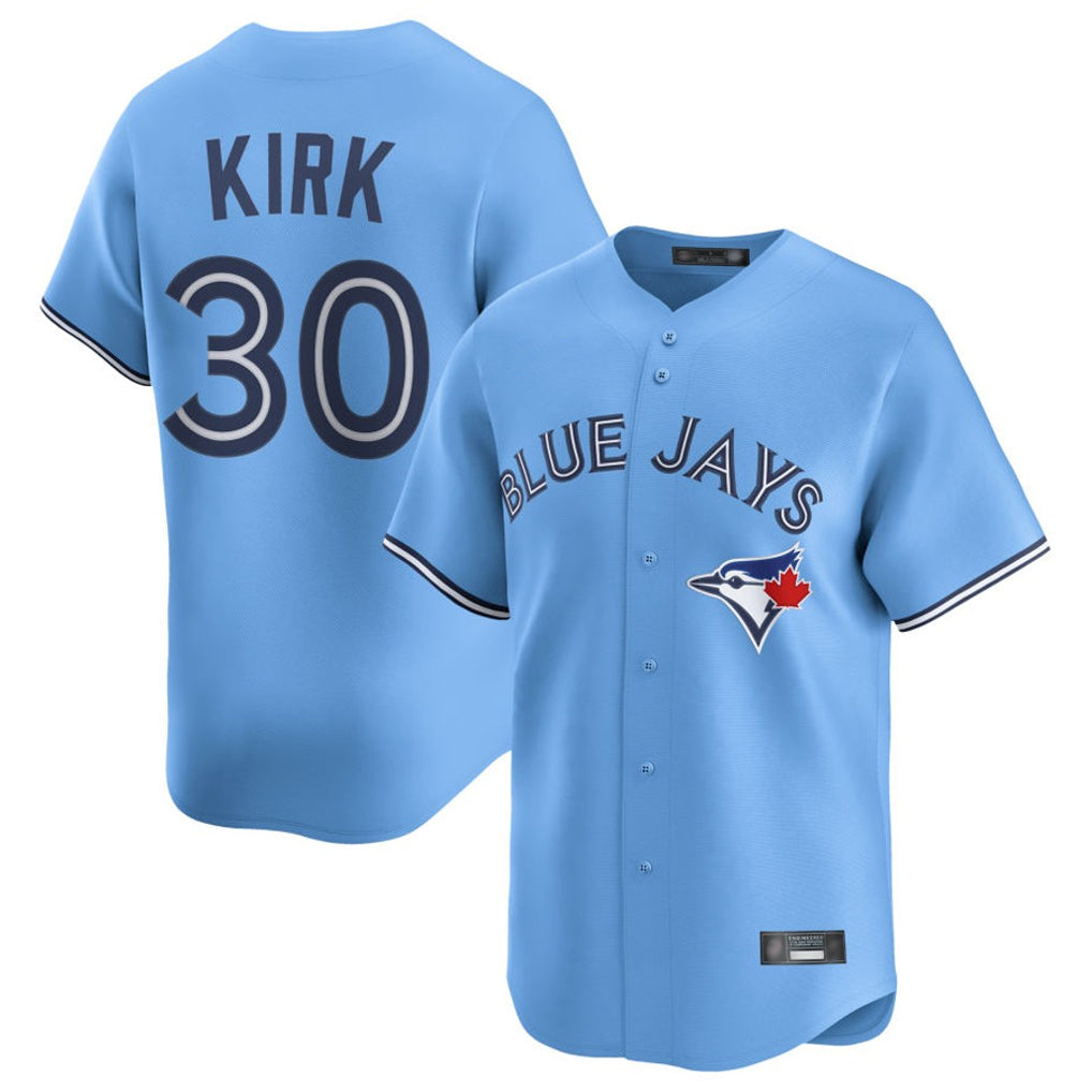 T.Blue Jays #30 Alejandro Kirk Player Blue Home Limited Hdoa Stitched Jerseys