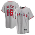 LA.Angels #16 Yusei Kikuchi Player Gray Home Game Hdoa Stitched Jerseys