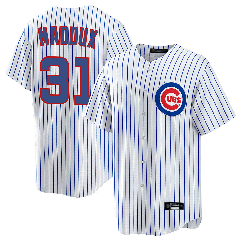 C.Cubs #31 Greg Maddux Player White Game Home Hdoa Stitched Jerseys
