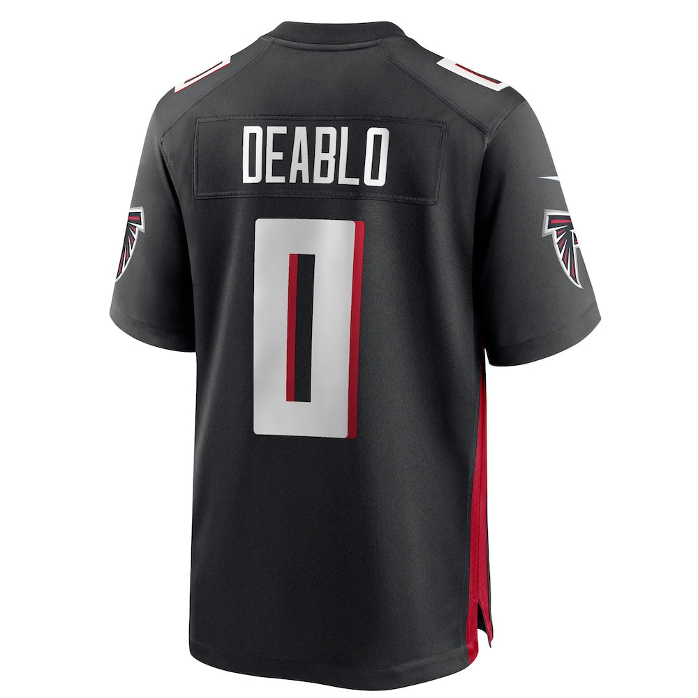 A.Falcons #0 Divine Deablo Player Black Home Game Hdoa Stitched Jerseys