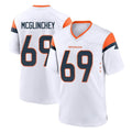 D.Broncos #69 Mike McGlinchey Player White Home Game Hdoa Stitched Jerseys