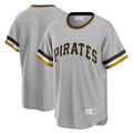 P.Pirates ## Pirates Blank Player Gray Throwback Cooperstown Collection Limited T-shirt Hdoa Stitched Jerseys