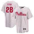 P.Phillies #28 Alec Bohm Player White Home Game Hdoa Stitched Jerseys