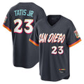 S.Diego Padres #23 Fernando Tatis Jr Player Obsidian 2026 City Connect Home Game T-shirt Hdoa Stitched Jerseys