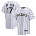 C.Rockies #17 Todd Helton Player White Game Home Hdoa Stitched Jerseys