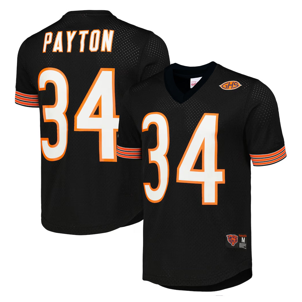 C.Bears #34 Walter Payton Player Navy 1985 Walter Payton Mitchell & Ness Throwback Retired Hdoa Stitched Jerseys