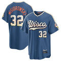 M.Brewers #32 Jacob Misiorowski Player Blue 2026 City Connect Home Game Hdoa Stitched Jerseys