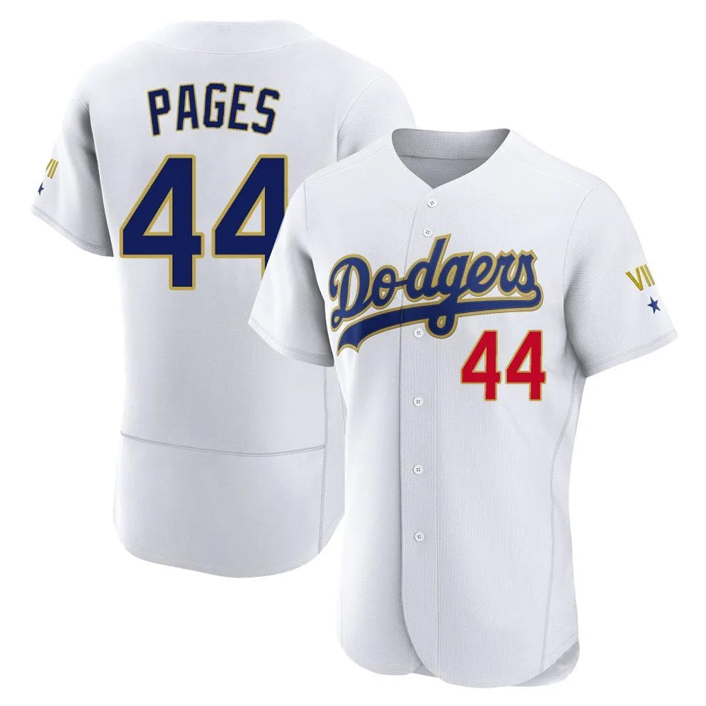 LA.Dodgers #44 Andy Pages Player Gold White 2026 Collection Stadium Limited Elite Hdoa Stitched Jerseys