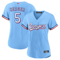 T.Rangers #5 Corey Seager Player Light Blue Replica Hdoa Stitched Jerseys