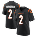 C.Bengals #2 Evan McPherson Player Black Home Game Hdoa Stitched Jerseys