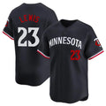 M.Twins #23 Royce Lewis Player Navy Home Limited Hdoa Stitched Jerseys