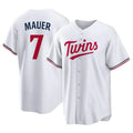 M.Twins #7 Joe Mauer Player White Home Game Hdoa Stitched Jerseys