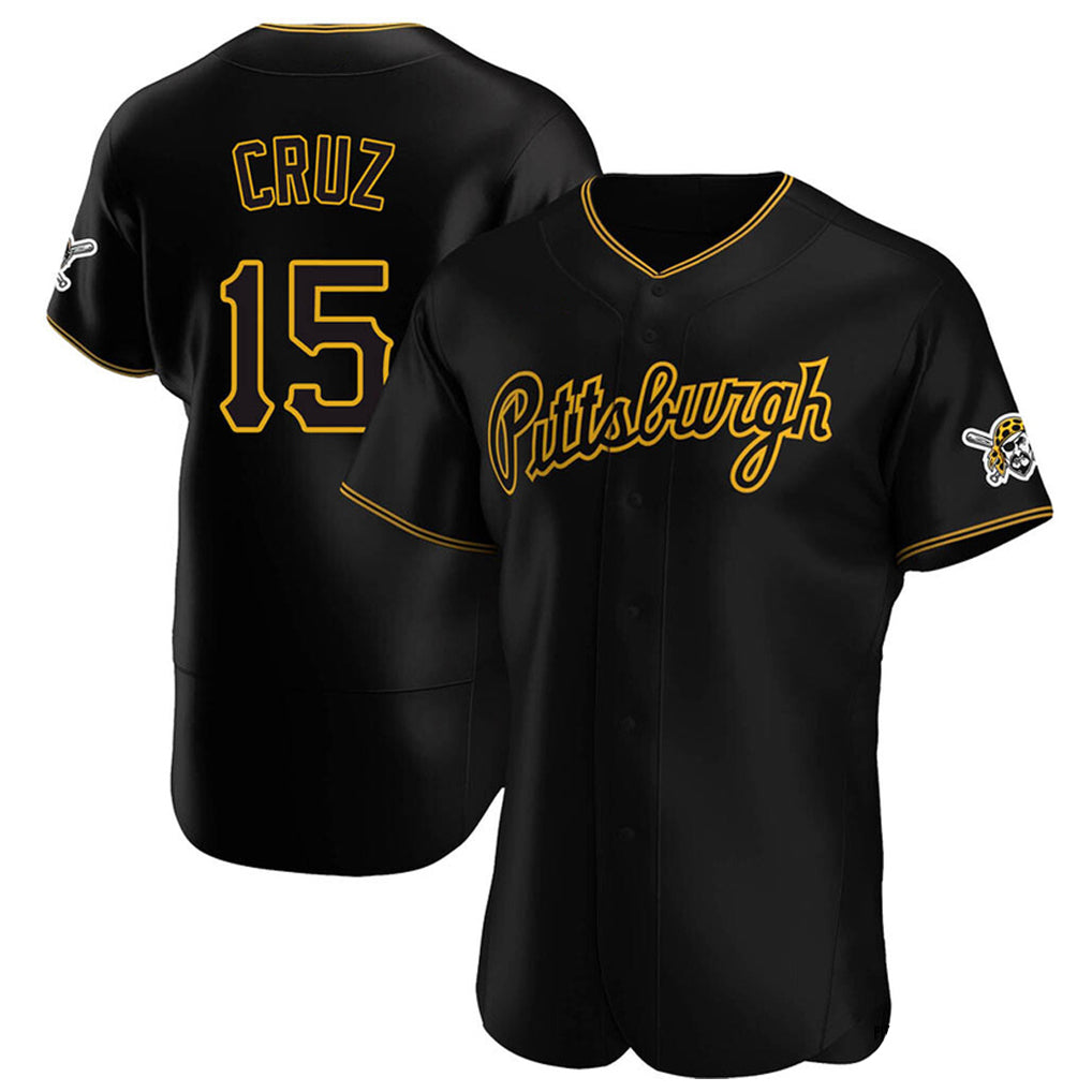 P.Pirates #15 Oneil Cruz Player Black Home Limited Elite Hdoa Stitched Jerseys