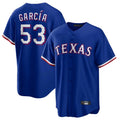 T.Rangers #53 Adolis Garcia Player Royal Home Limited Game Hdoa Stitched Jerseys