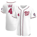 W.Nationals #4 Daylen Lile Player White Alternate Elite Hdoa Stitched Jerseys