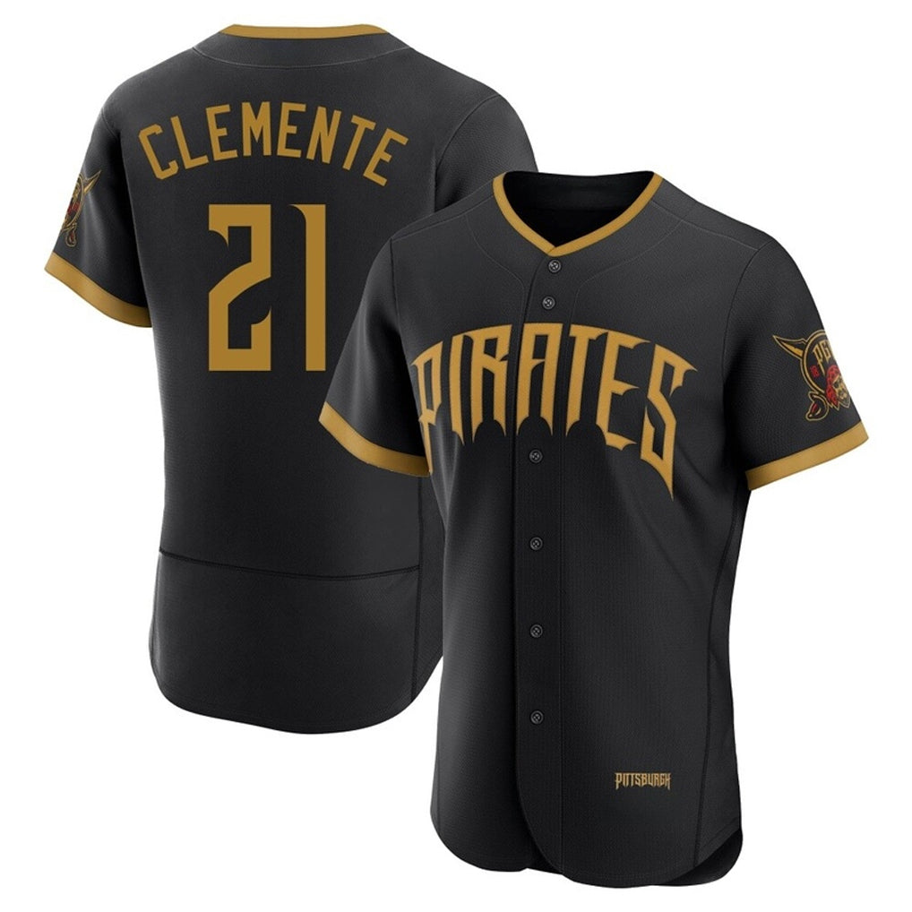 P.Pirates #21 Roberto Clemente Player Black 2026 City Connect Home Limited Elite Hdoa Stitched Jerseys