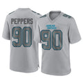 C.Panthers #90 Julius Peppers Player Gray Atmosphere Fashion Game Hdoa Stitched Jerseys