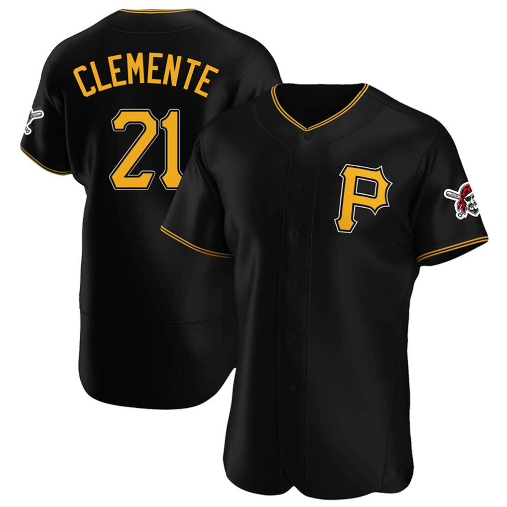 P.Pirates #21 Roberto Clemente Player Black Alternate 2025 Home Limited Elite Hdoa Stitched Jerseys
