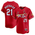 St. Louis Cardinals #21 Lars Nootbaar Player Red City Connect Limited Hdoa Stitched Jerseys