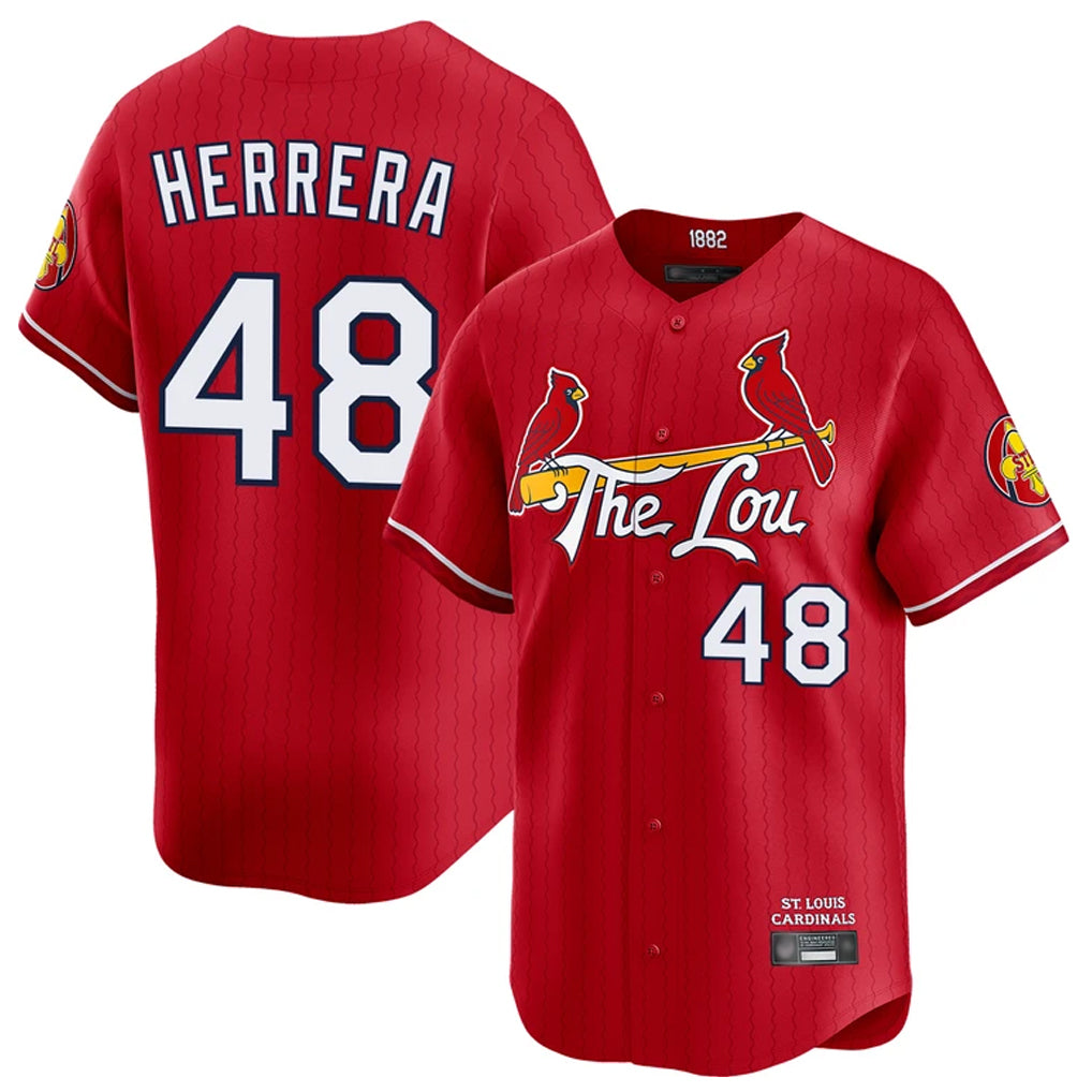 St. Louis Cardinals #48 Ivan Herrera Player Red City Connect Limited Hdoa Stitched Jerseys