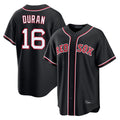 B.Red Sox #16 Jarren Duran Player Black Out Home Game Hdoa Stitched Jerseys