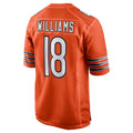 C.Bears #18 Caleb Williams Player Orange Home Game Hdoa Stitched Jerseys