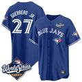 T.Blue Jays #27 Vladimir Guerrero Jr. Player Blue 2025 World Series Hdoa Stitched Jersey