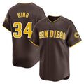 S.Diego Padres #34 Michael King Player Brown Home Limited Hdoa Stitched Jerseys