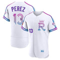 KC.Royals #13 Salvador Perez Player White 2026 City Connect Limited Elite Home Hdoa Stitched Jerseys