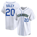 S.Mariners #20 Luke Raley Player White Throwback Cooperstown Collection Limited Game Hdoa Stitched Jerseys