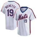 NY.Mets #19 Bo Bichette Player White Cooperstown Collection T-shirt Game Hdoa Stitched Jerseys