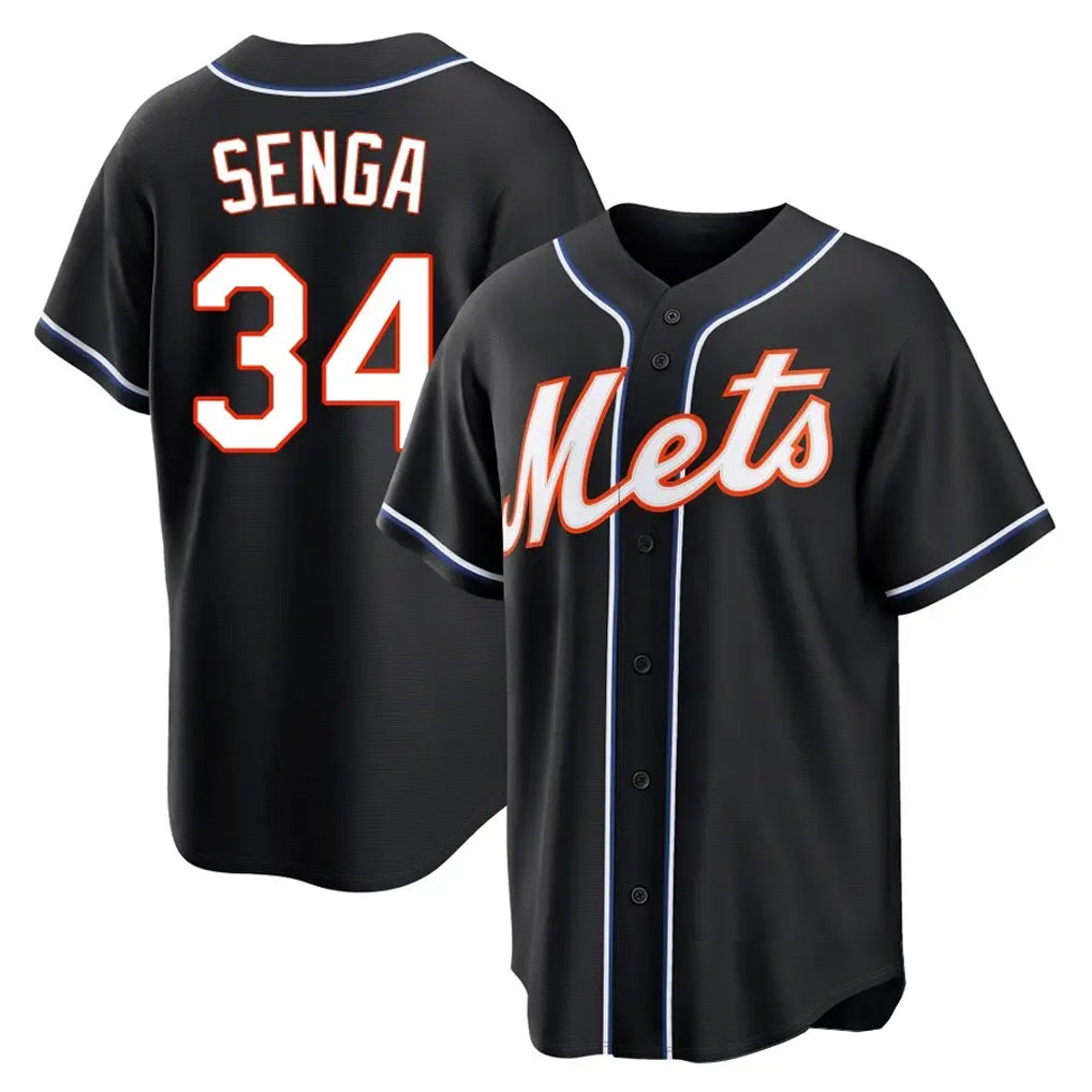 NY.Mets #34 Kodai Senga Player Black Fashion Out Game Hdoa Stitched Jerseys