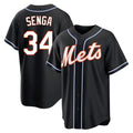 NY.Mets #34 Kodai Senga Player Black Fashion Out Game Hdoa Stitched Jerseys