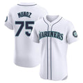 S.Mariners #75 Andres Munoz Player White Home Limited Elite Hdoa Stitched Jerseys