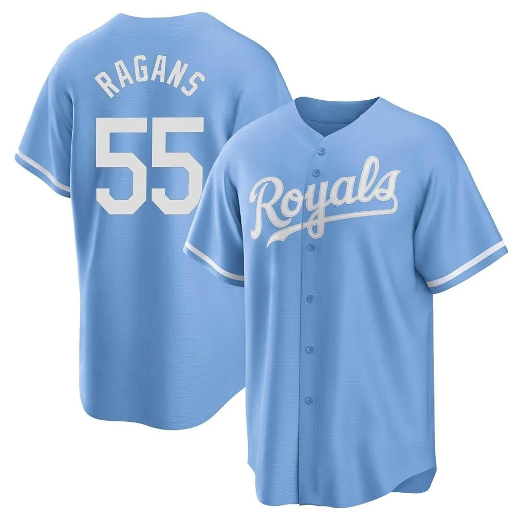 KC.Royals #55 Cole Ragans Player Light Blue Home Game Hdoa Stitched Jerseys