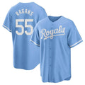 KC.Royals #55 Cole Ragans Player Light Blue Home Game Hdoa Stitched Jerseys
