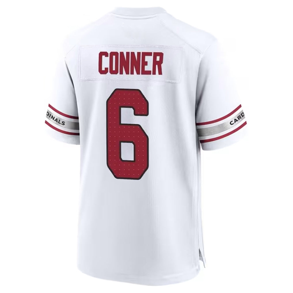 A.Cardinals #6 James Conner Player White Home Game Hdoa Stitched Jerseys