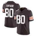 C.Browns #80 Jamari Thrash Player Brown Color Vapor Untouchable Limited Home Game Hdoa Stitched Jerseys