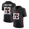 A.Falcons #63 Chris Lindstrom Player Black Vapor Untouchable Limited Home Game Hdoa Stitched Jerseys
