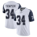 D.Cowboys #34 Jalen Thompson Player White-Navy Limited Color Rush Vapor Untouchable Home Game Hdoa Stitched Jerseys
