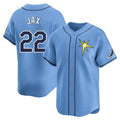 T.Bay Rays #22 Griffin Jax Player Light Blue Home Limited Hdoa Stitched Jerseys