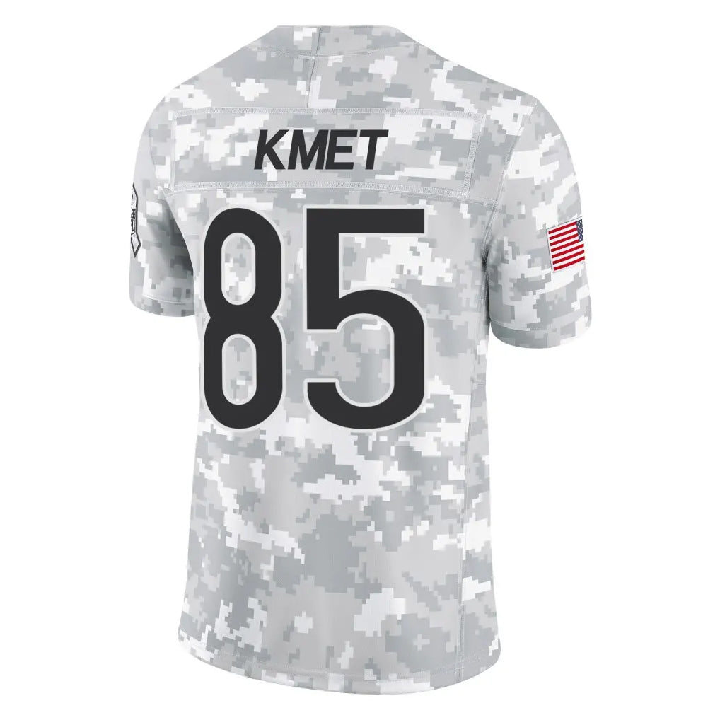 C.Bears #85 Cole Kmet Player Arctic Camo Salute to Service Limited Hdoa Stitched Jerseys