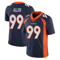 D.Broncos #99 Zach Allen Player Navy Vapor Untouchable Limited Game Hdoa Stitched Jerseys